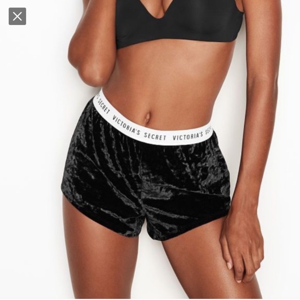 Victoria’s Secret Velvet Pajama Shorts, Size Medium